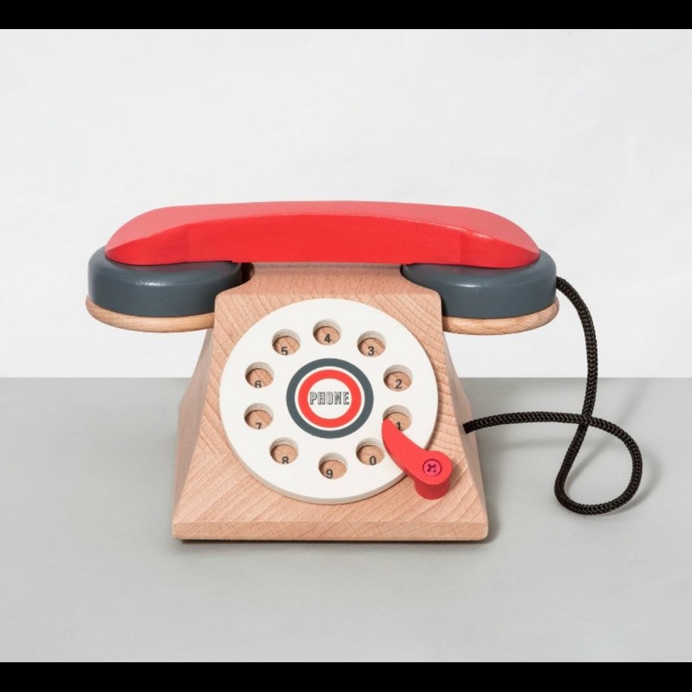 Wooden Toy Rotary Phone - Hearth & Hand™ with Magnolia